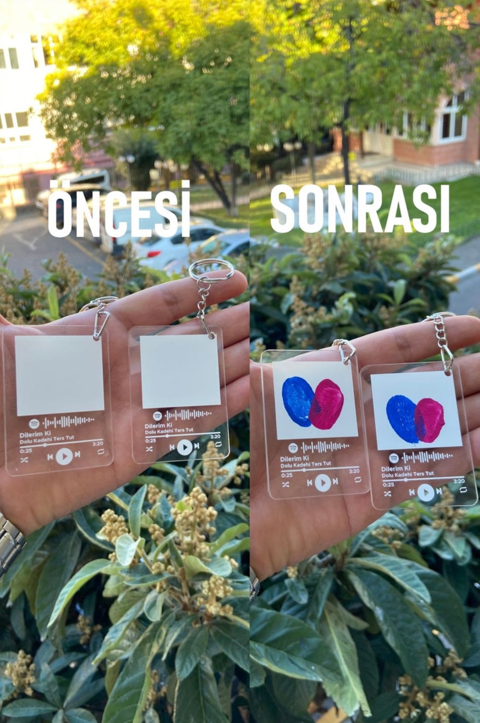 Parmak İzli Anahtarlık